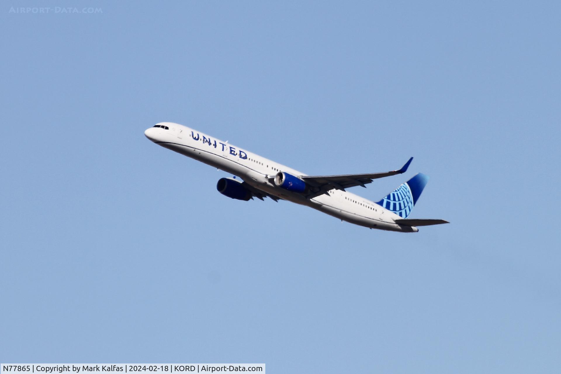 N77865, 2002 Boeing 757-33N C/N 32589, B753 UNITED AIRLINES Boeing 757-33NN77865 UAL1878 ORD-SFO