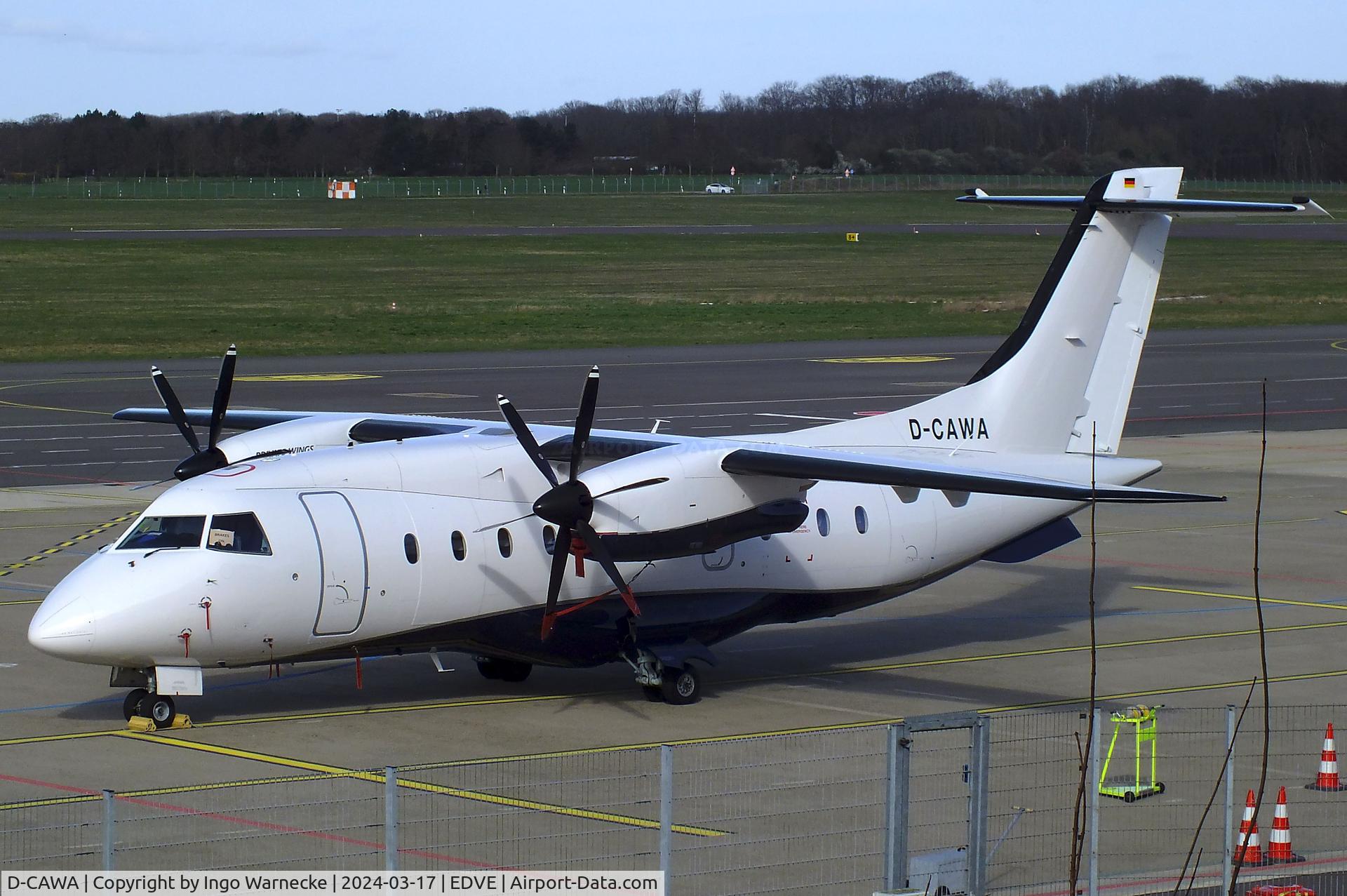 D-CAWA, 1999 Dornier 328-110 C/N 3119, Dornier 328-110 of Private Wings at Braunschweig/Wolfsburg airport, Waggum