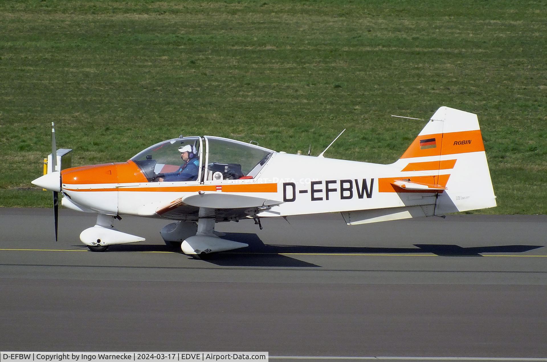 D-EFBW, 1977 Robin R-2160 Alpha Sport C/N 117, Robin R.2160 at Braunschweig/Wolfsburg airport, Waggum
