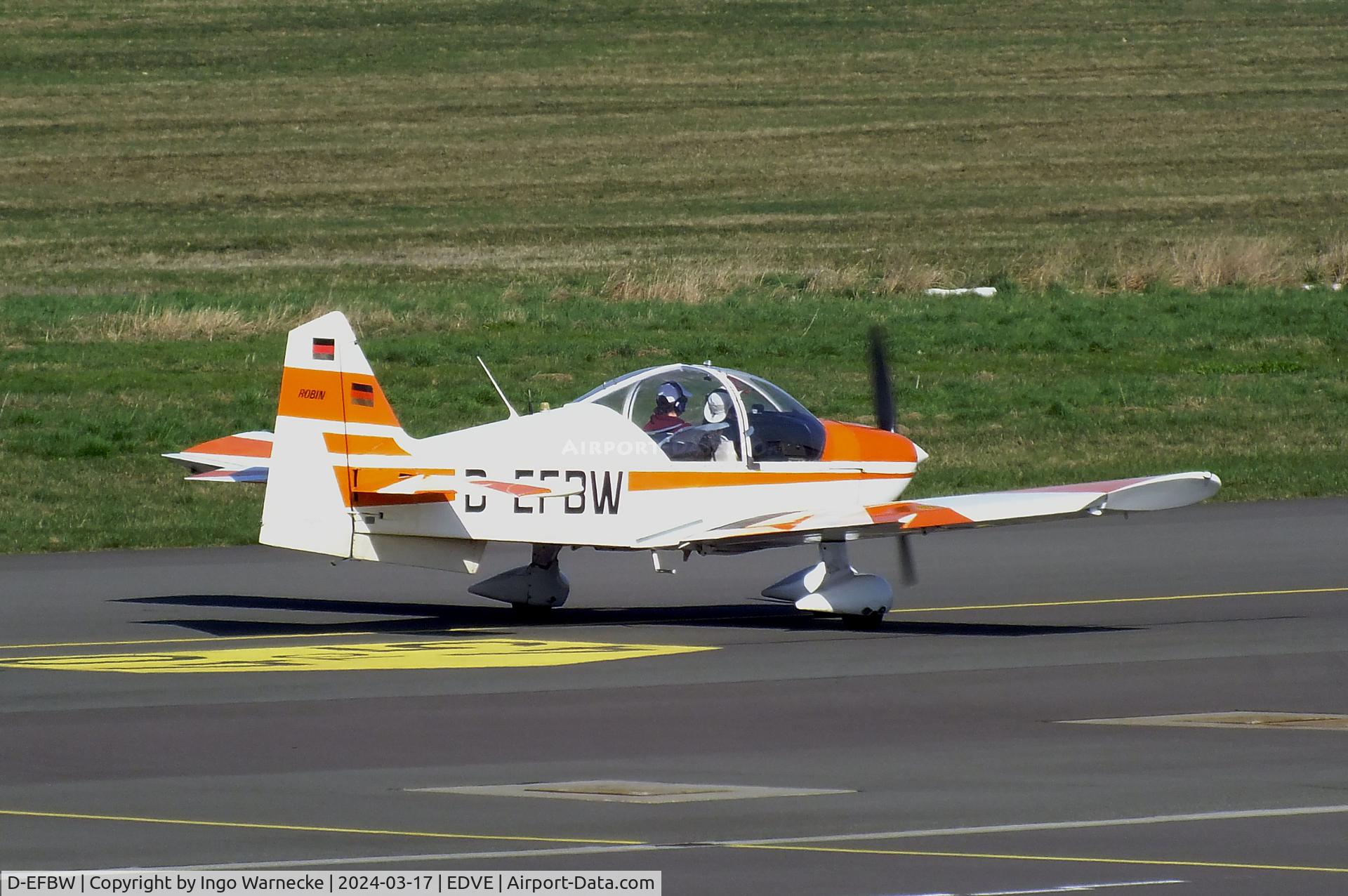 D-EFBW, 1977 Robin R-2160 Alpha Sport C/N 117, Robin R.2160 at Braunschweig/Wolfsburg airport, Waggum