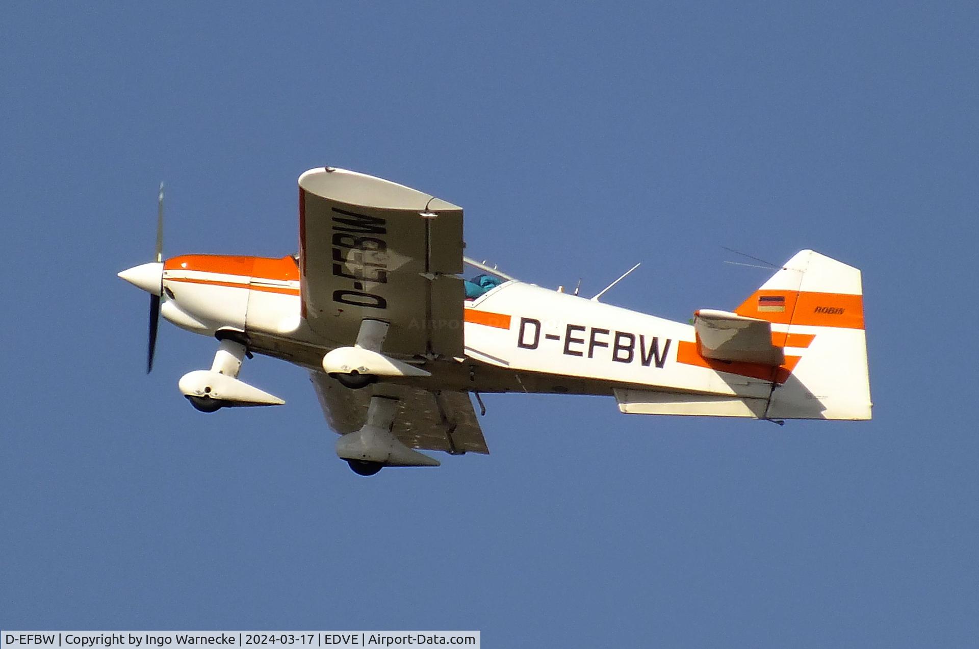 D-EFBW, 1977 Robin R-2160 Alpha Sport C/N 117, Robin R.2160 at Braunschweig/Wolfsburg airport, Waggum