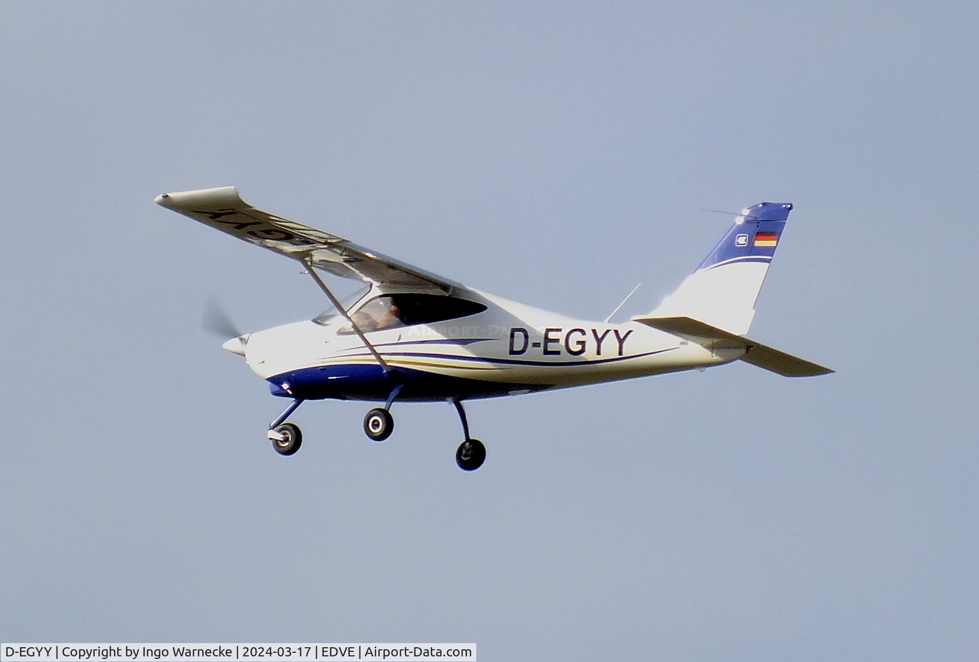 D-EGYY, 2013 Tecnam P-2008JC C/N 1010, Tecnam P2008 JC at Braunschweig/Wolfsburg airport, Waggum