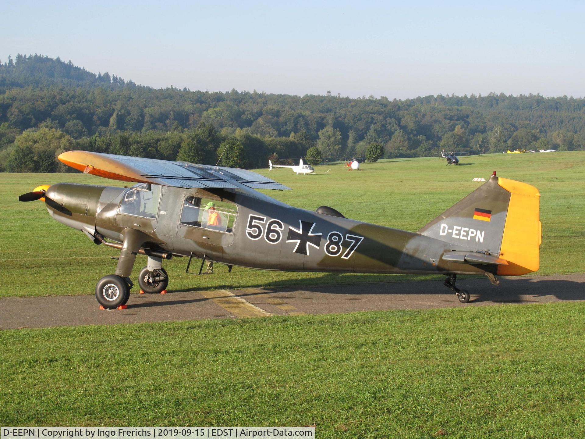 D-EEPN, 1959 Dornier Do-27A-4 C/N 395, At the 2019 Hahnweide Oldtimer-Fliegertreffen.
