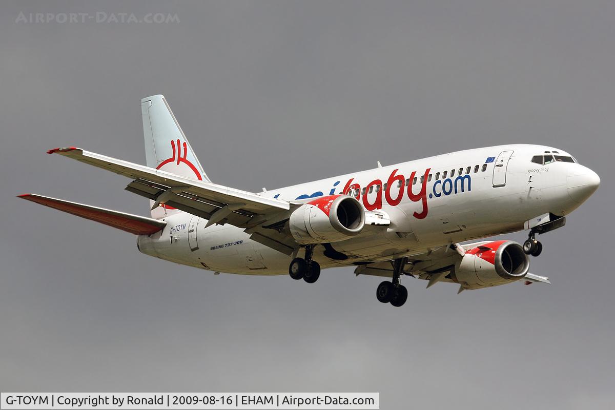 G-TOYM, 1998 Boeing 737-36Q C/N 29141, at spl
