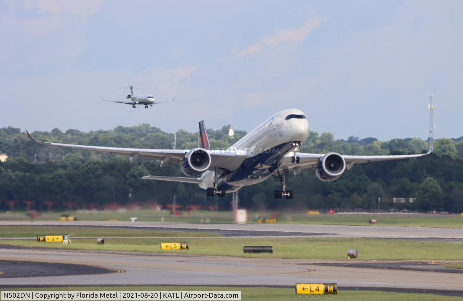 N502DN, 2017 Airbus A350-941 C/N 135, DAL A359 zx ATL-LHR