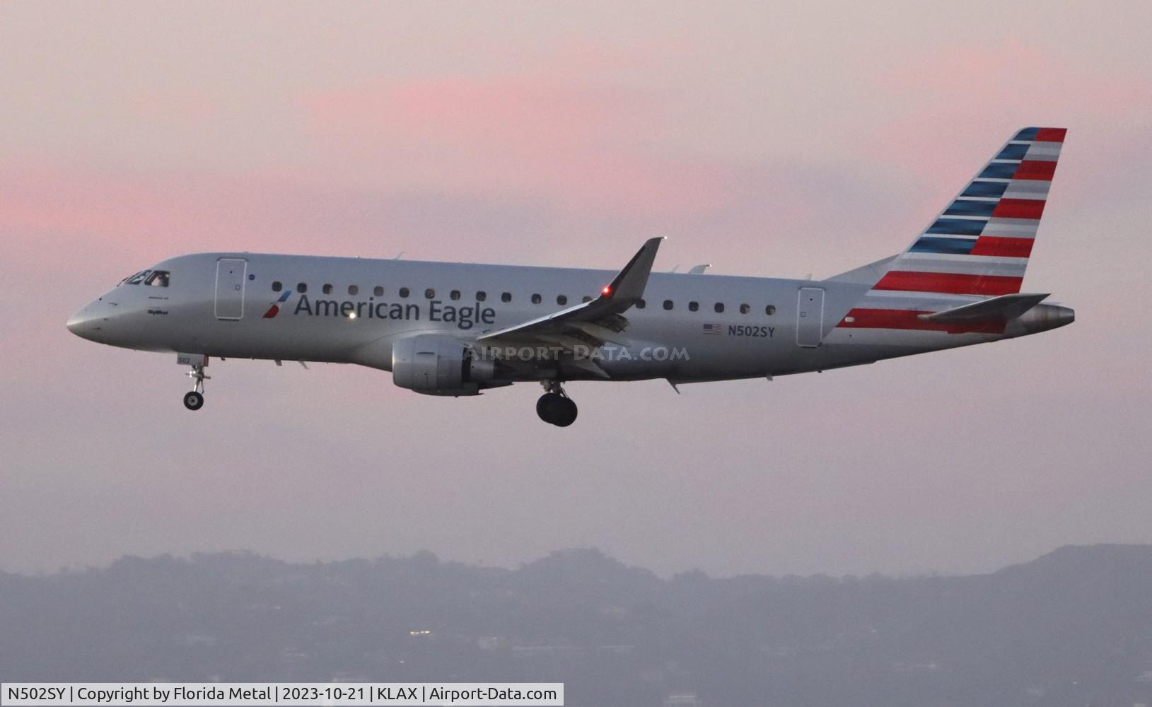 N502SY, 2021 Embraer 175LR C/N 17000883, SKW/AE E175 zx IAH-LAX
