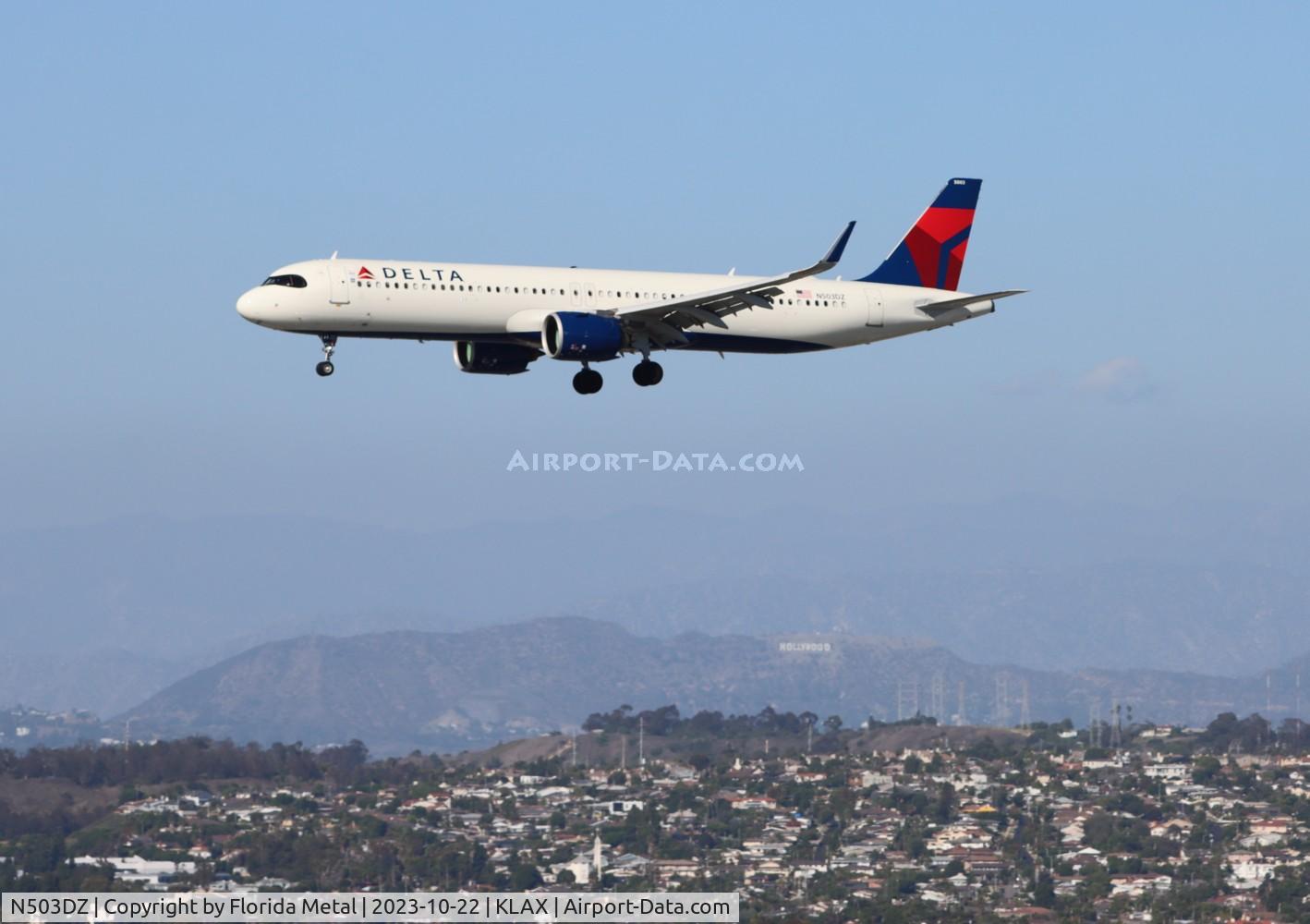 N503DZ, 2022 Airbus A321-271NX C/N 10974, DAL A321N zx HNL-LAX