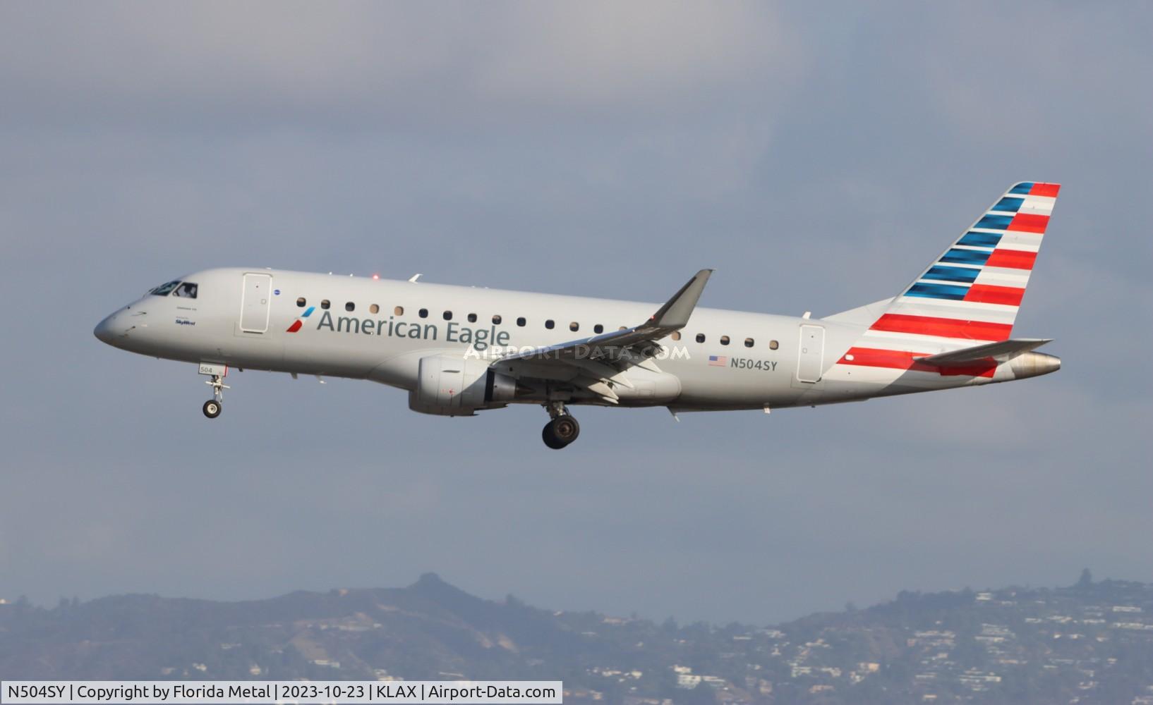 N504SY, 2021 Embraer EMB-175 C/N 17000885, SKW/AE E175 zx DEN-LAX