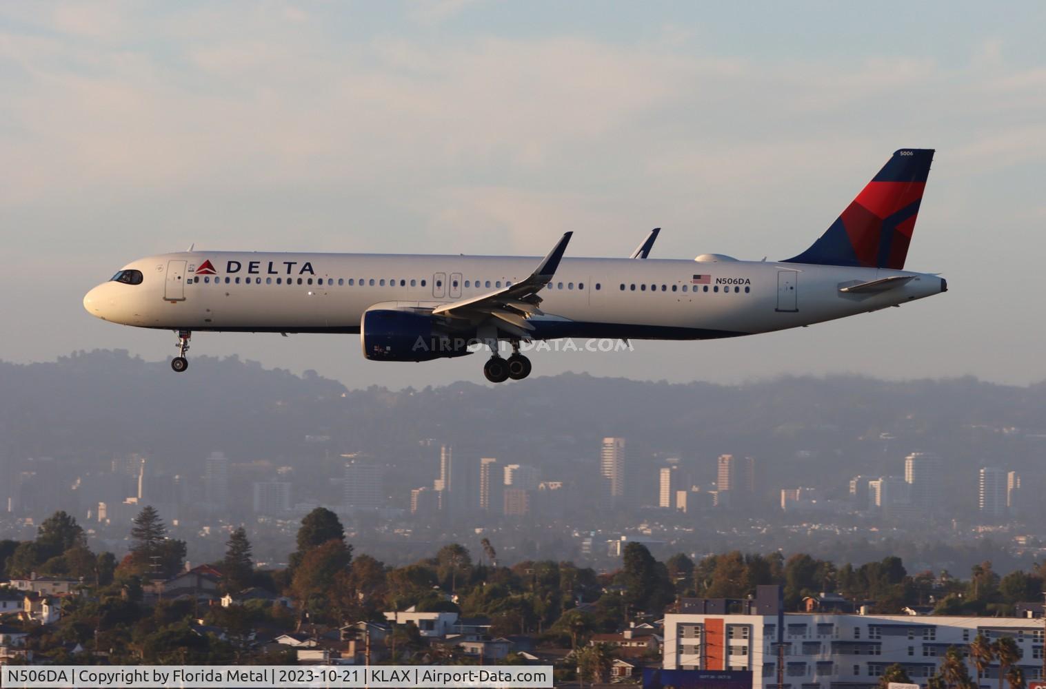 N506DA, 2022 Airbus A321-271NX C/N 11036, DAL A321N zx MSP-LAX
