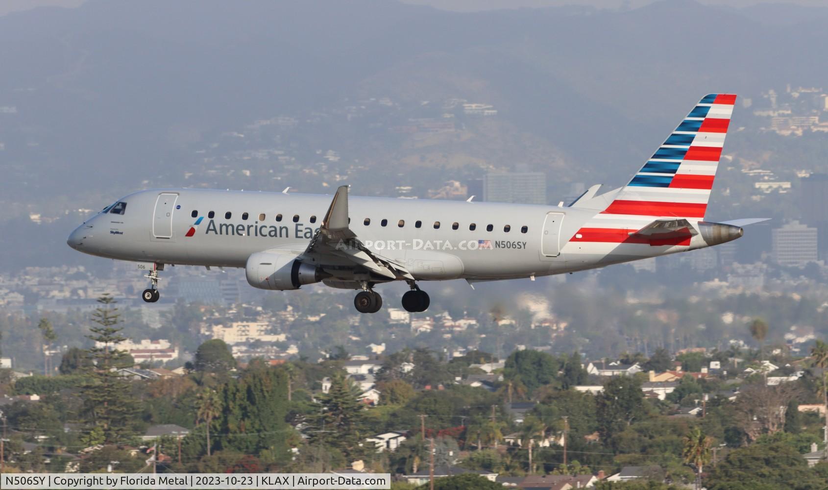 N506SY, 2021 Embraer 170-200LR C/N 17000887, SKW/AE E175 zx OKC-LAX