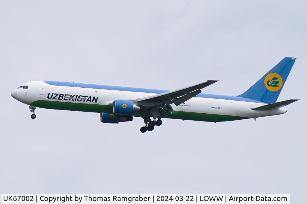 UK67002, 1997 Boeing 767-33P/ER C/N 28392, Uzbekistan Airways Cargo Boeing 767-33P(ER/BCF)
