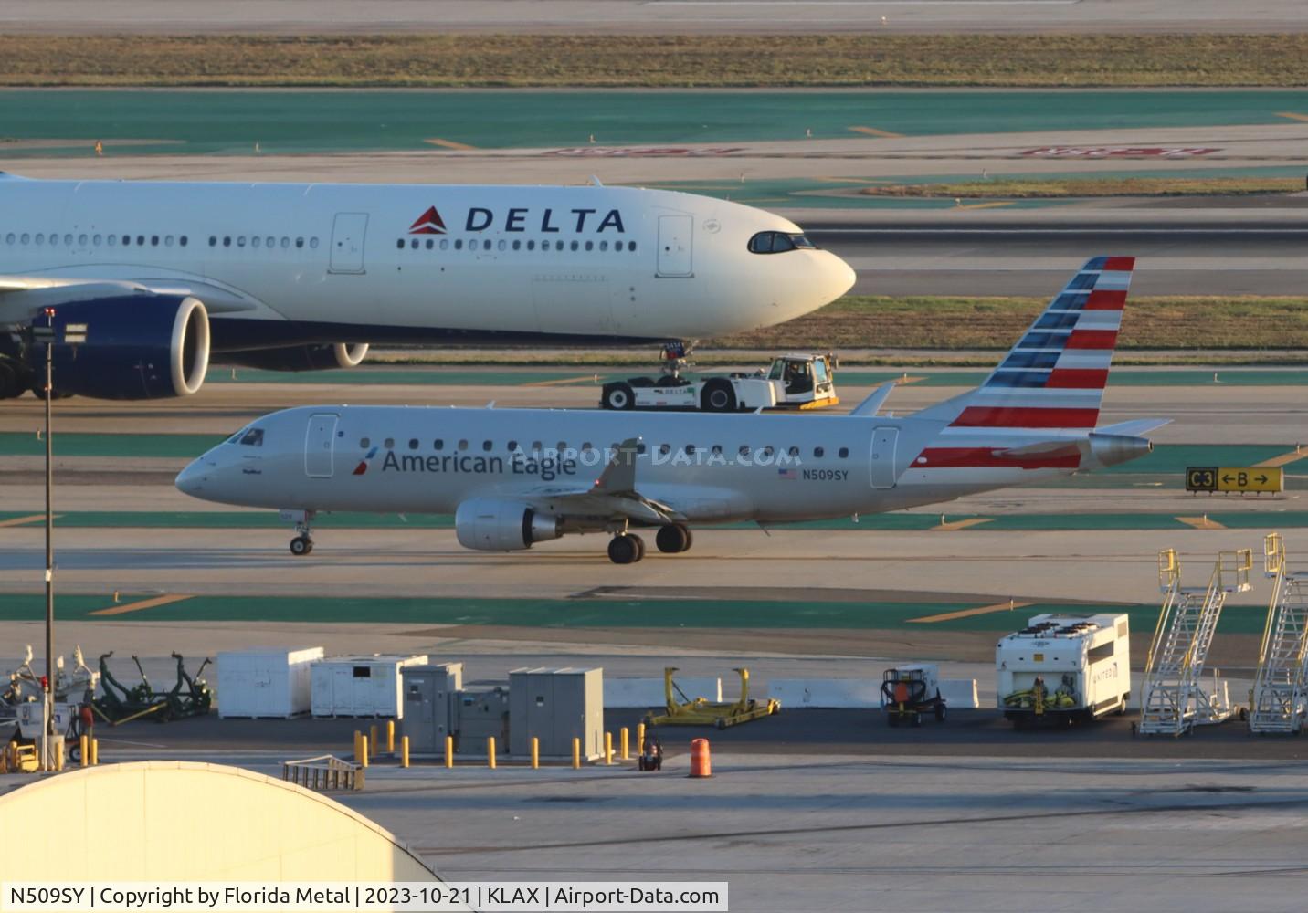 N509SY, 2021 Embraer 175LR (ERJ-170-200LR) C/N 17000890, SKW/AE E175 zx LAX-SJC