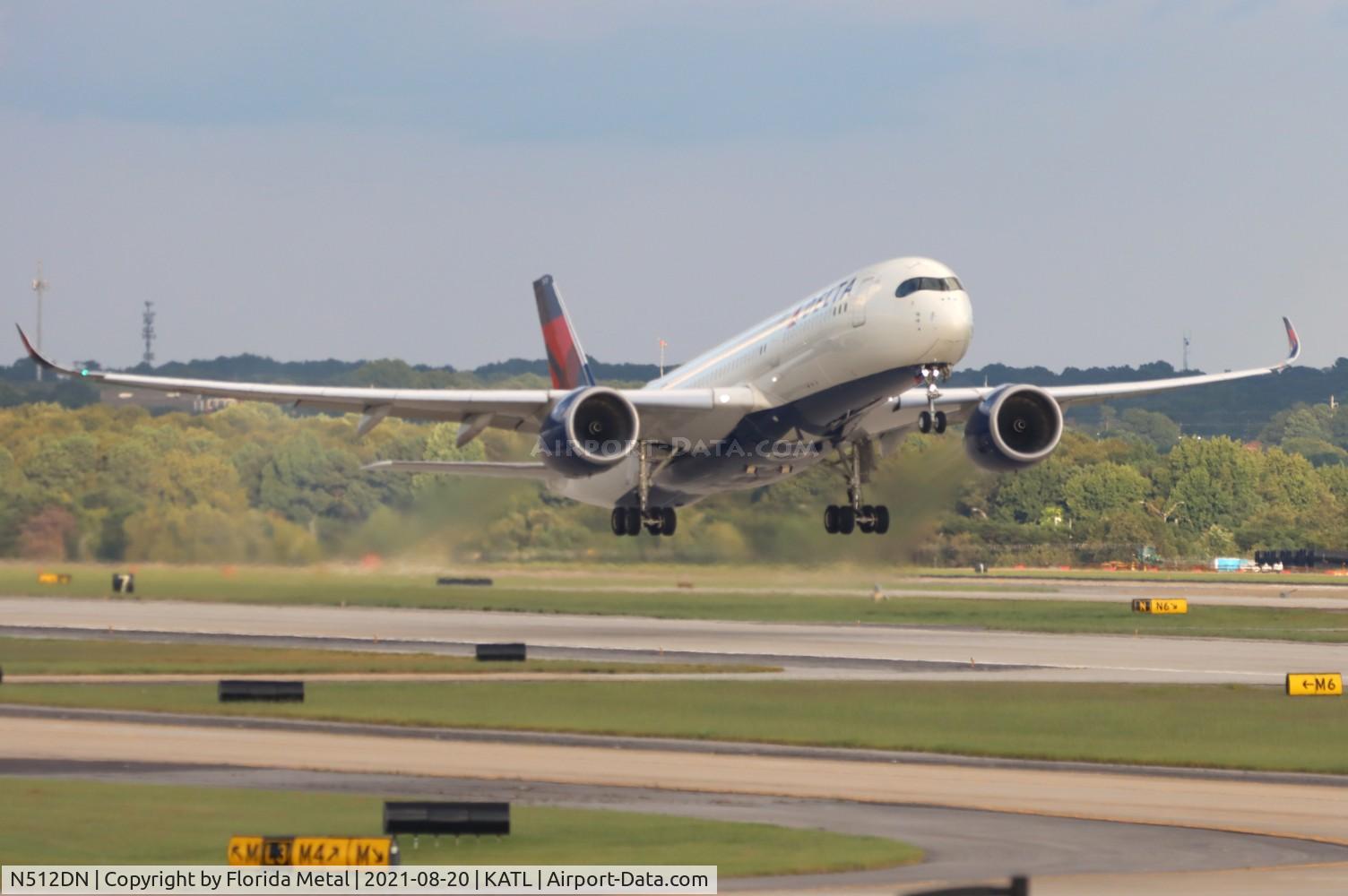 N512DN, 2019 Airbus A350-941 C/N 267, DAL A359 zx ATL-AMS