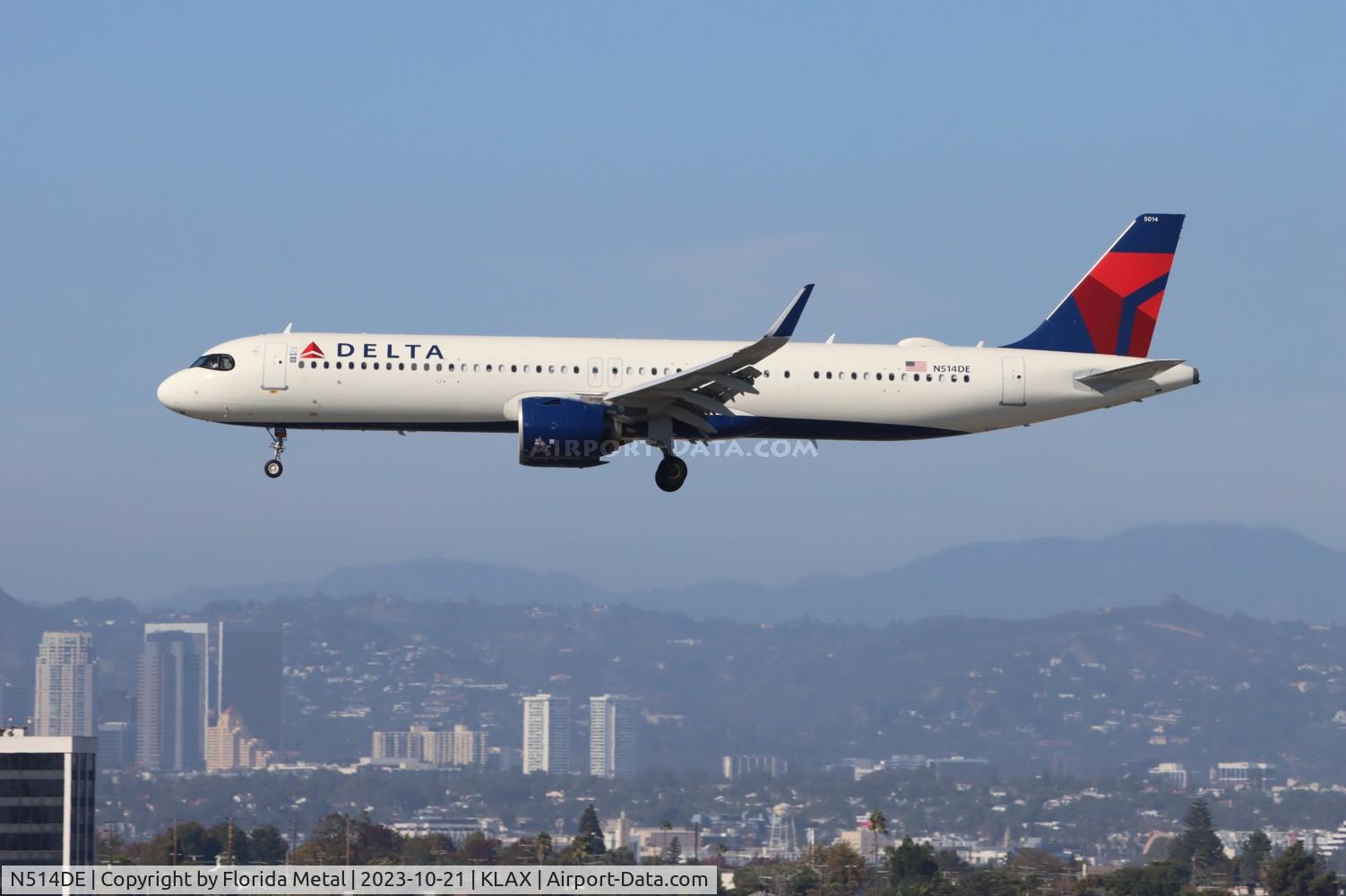 N514DE, 2022 Airbus A321-271NX C/N 11126, DAL A321N zx HNL-LAX
