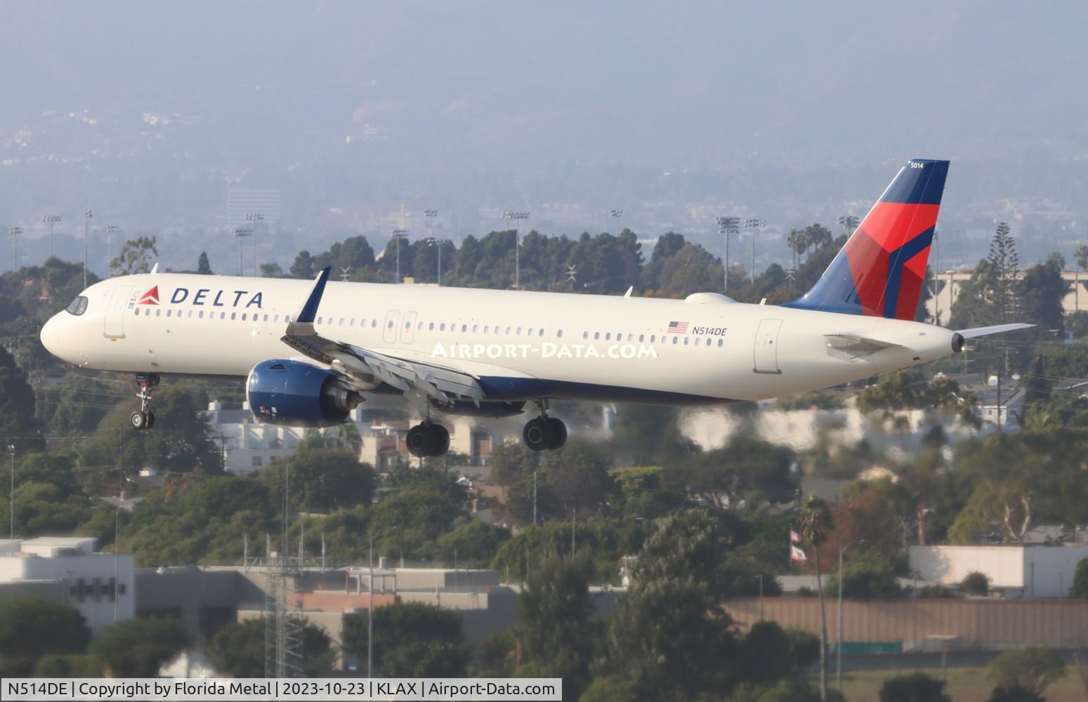 N514DE, 2022 Airbus A321-271NX C/N 11126, DAL A321N zx SEA-LAX