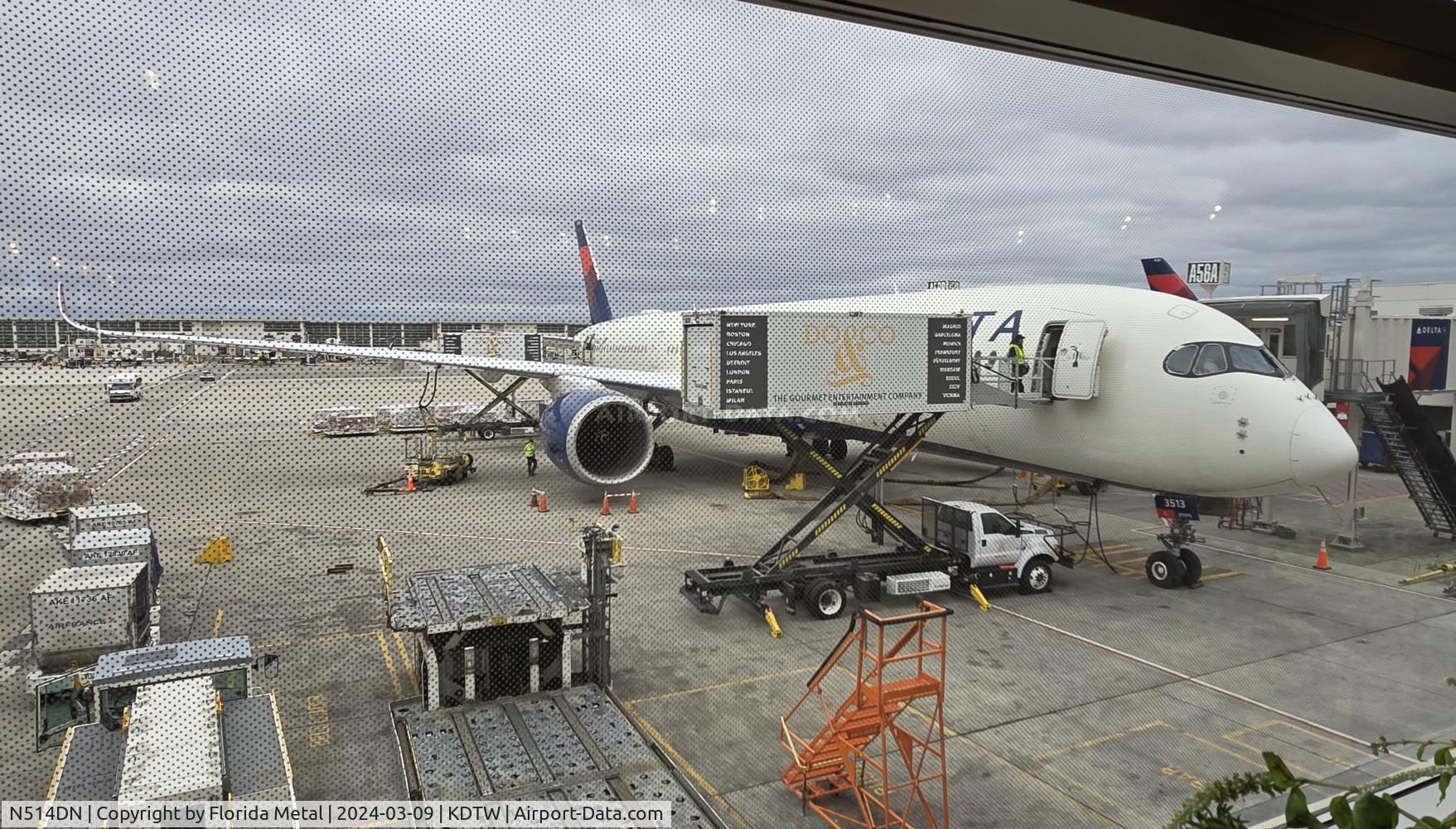 N514DN, 2019 Airbus A350-941 C/N 395, DAL A359 zx DTW-ATL