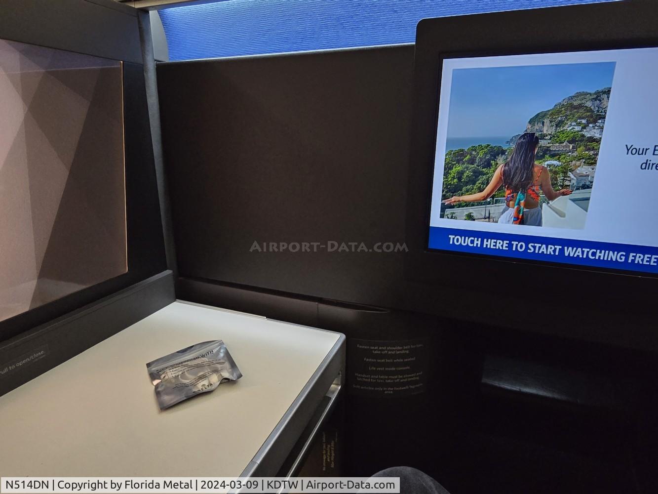 N514DN, 2019 Airbus A350-941 C/N 395, DAL A359 zx Sky One suites for DTW-ATL