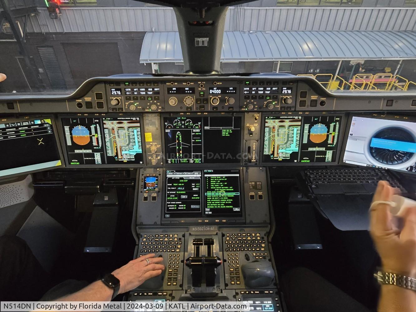 N514DN, 2019 Airbus A350-941 C/N 395, DAL A359 zx DTW-ATL