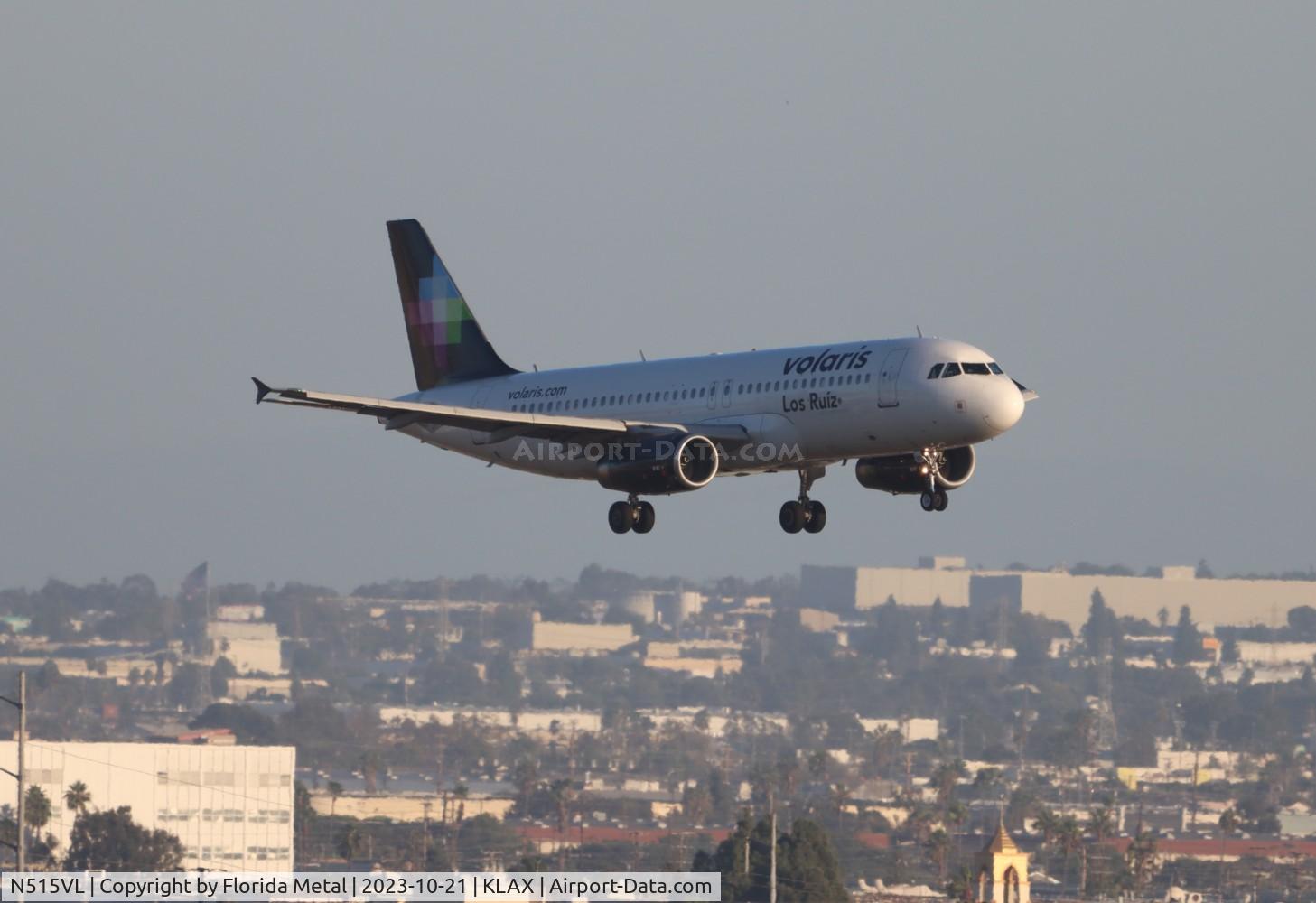 N515VL, 2012 Airbus A320-233 C/N 5391, VOI A320 zx AGU-LAX