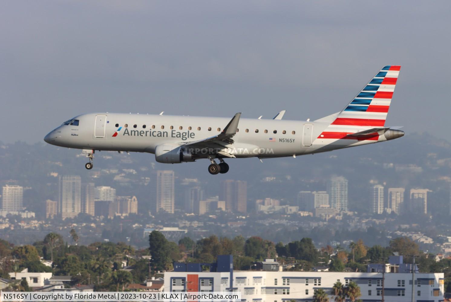 N516SY, 2021 Embraer 175LR (ERJ-170-200LR) C/N 17000897, SKW/AE E175 zx SEA-LAX