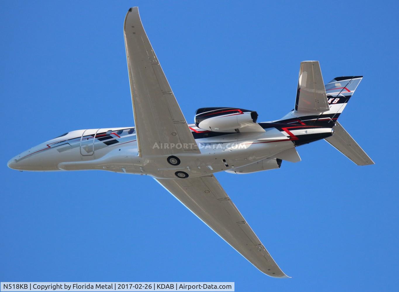 N518KB, 2016 Cessna 680A Citation Latitude C/N 680A-0067, Kyle Busch NASCAR zx