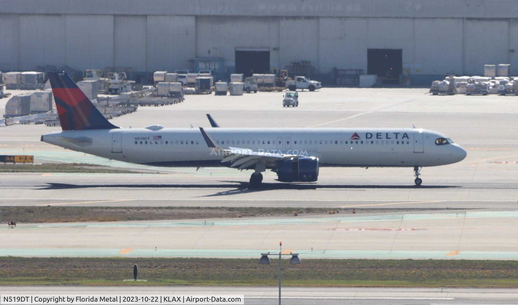 N519DT, Airbus A321-271NX C/N 11198, DAL A321N zx SLC-LAX