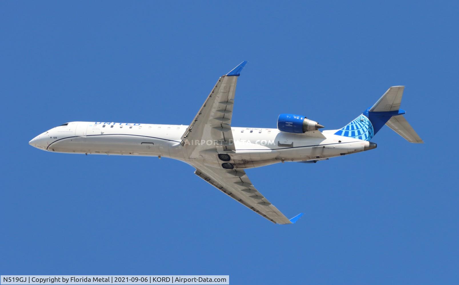 N519GJ, 2001 Bombardier CRJ-701 (CL-600-2C10) Regional Jet C/N 10026, GJS CRJ7 nc zx ORD-GSP