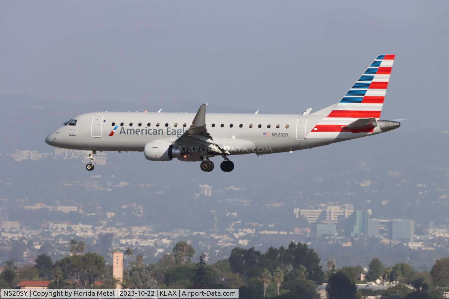N520SY, 2022 Embraer 175LR (ERJ-170-200LR) C/N 17000905, SKW/AE E175 zx SEA-LAX