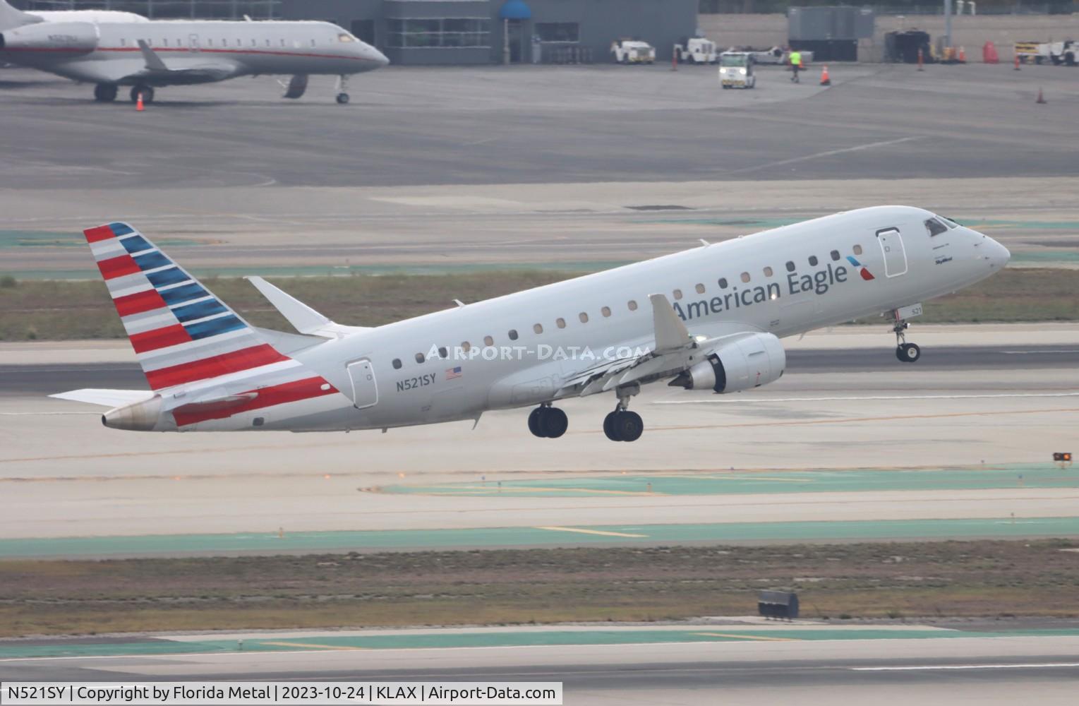 N521SY, 2022 Embraer 175LR (ERJ-170-200LR) C/N 17000906, SKW/AE E175 zx LAX-SFO