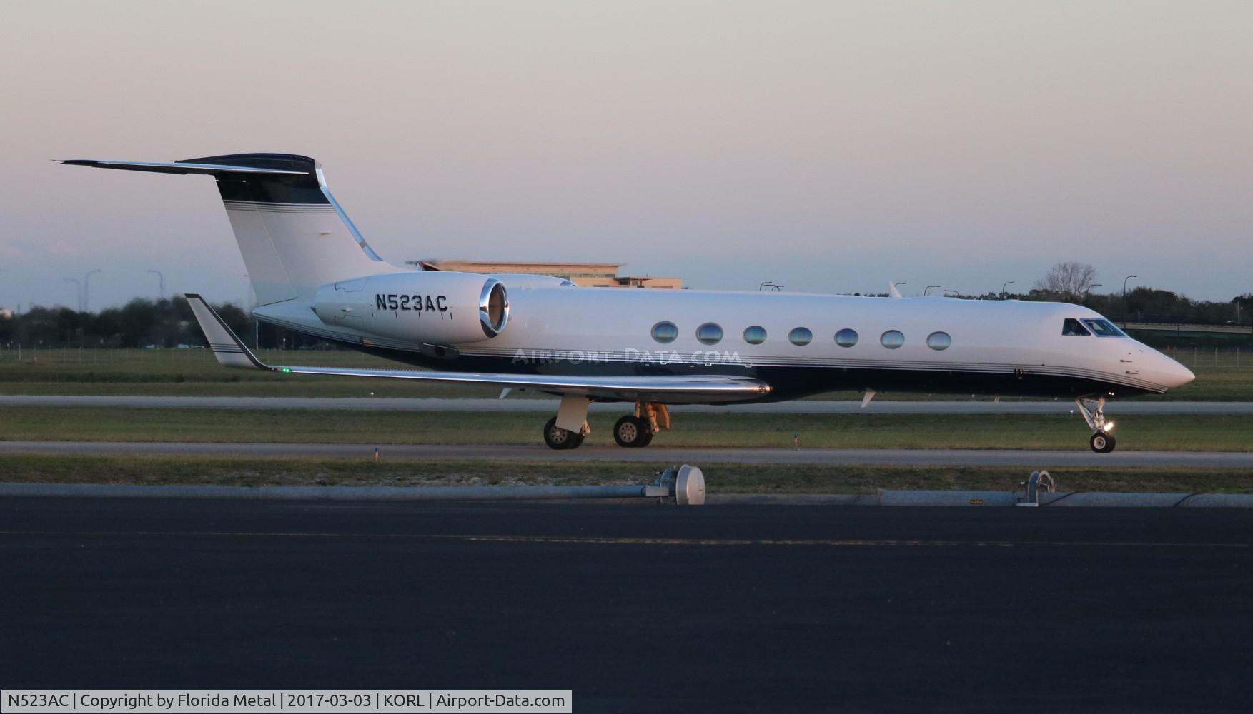 N523AC, 2013 Gulfstream Aerospace GV-SP (G550) C/N 5411, G550 zx GRR-ORL