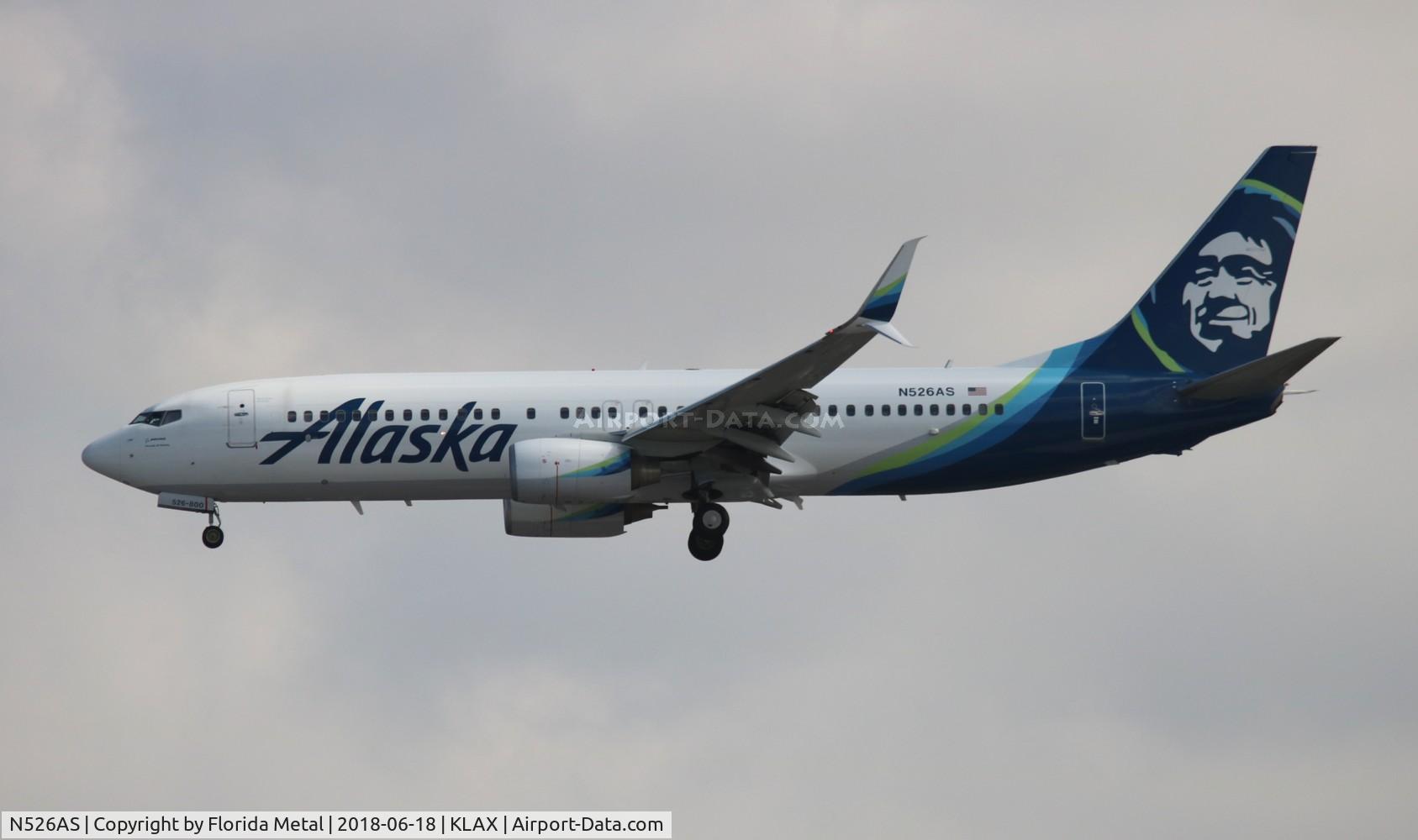 N526AS, 2009 Boeing 737-890 C/N 35196, ASA 738 zx PDX-LAX