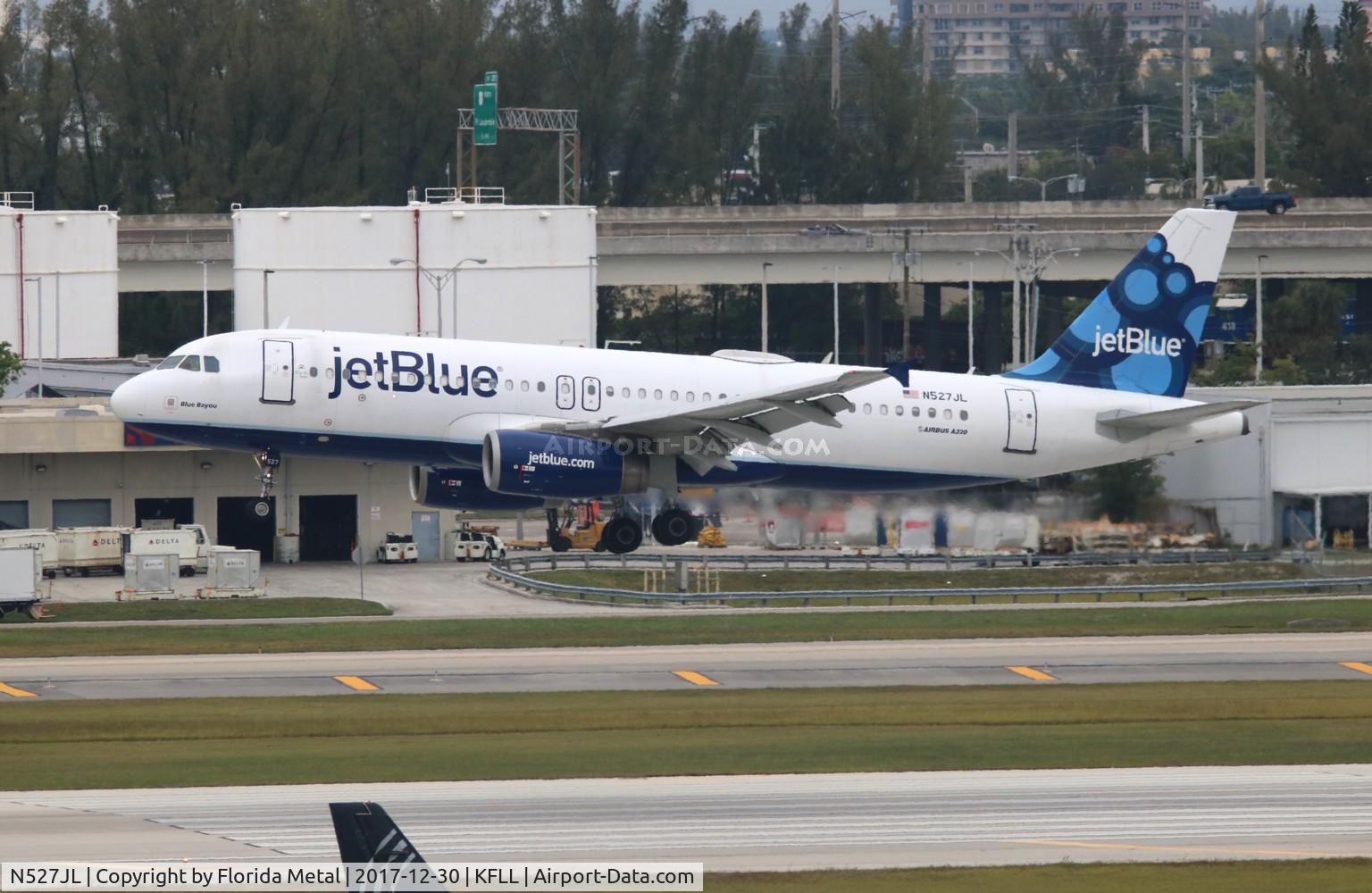 N527JL, 2001 Airbus A320-232 C/N 1557, JBU A320 zx LGA-FLL