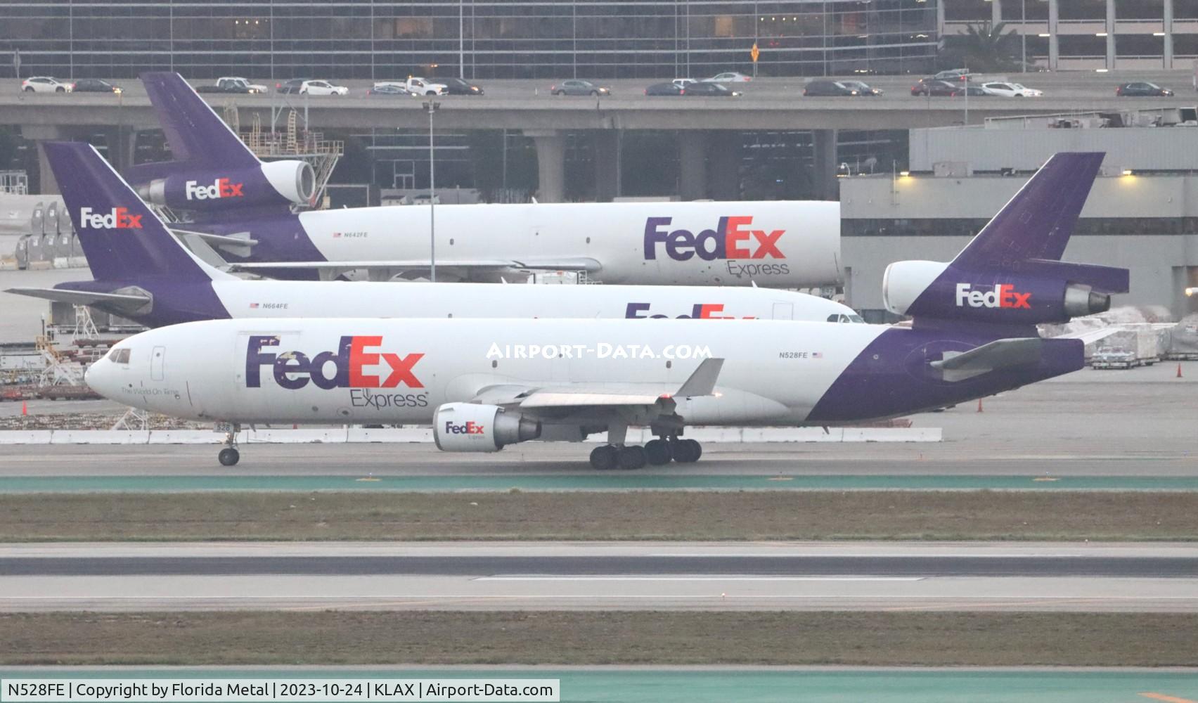 N528FE, 1996 McDonnell Douglas MD-11F C/N 48623, FDX MD-11F zx MEM-LAX