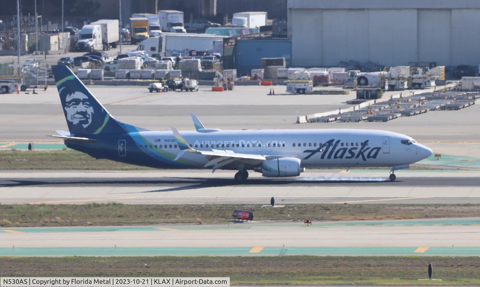 N530AS, 2010 Boeing 737-890 C/N 36578, ASA 738 zx ITO-LAX