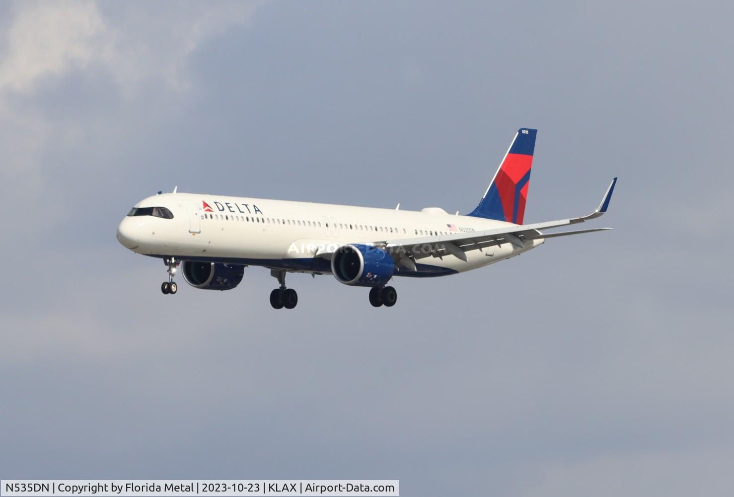 N535DN, 2023 Airbus A321-271NX C/N 11424, DAL A321N zx MCO-LAX