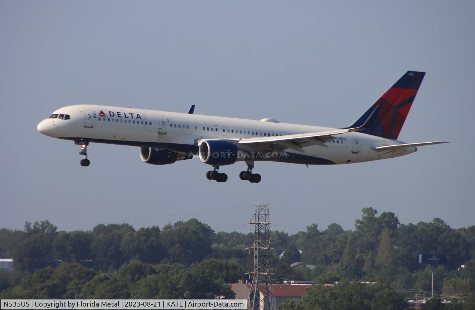 N535US, 1995 Boeing 757-251 C/N 26482, DAL 752 zx ORD-ATL
