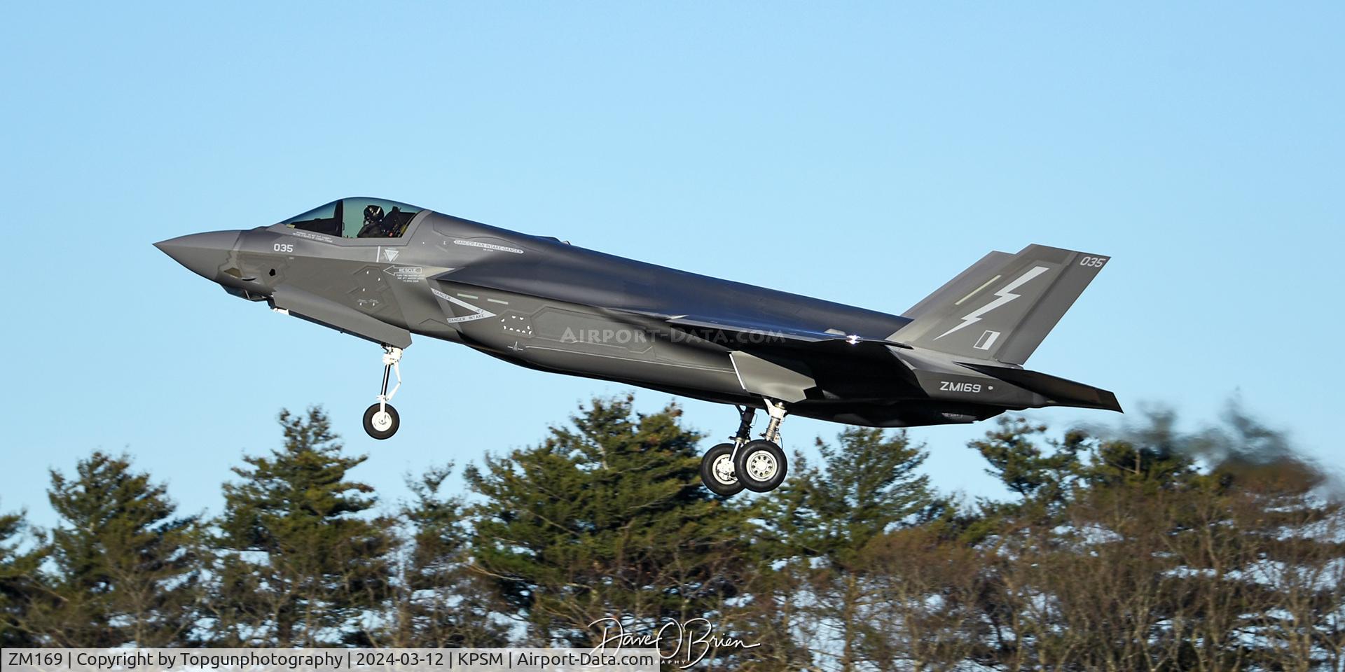 ZM169, 2023 Lockheed Martin F-35B Lightning II C/N BK-35, ASCOT9651 coming in from EDW