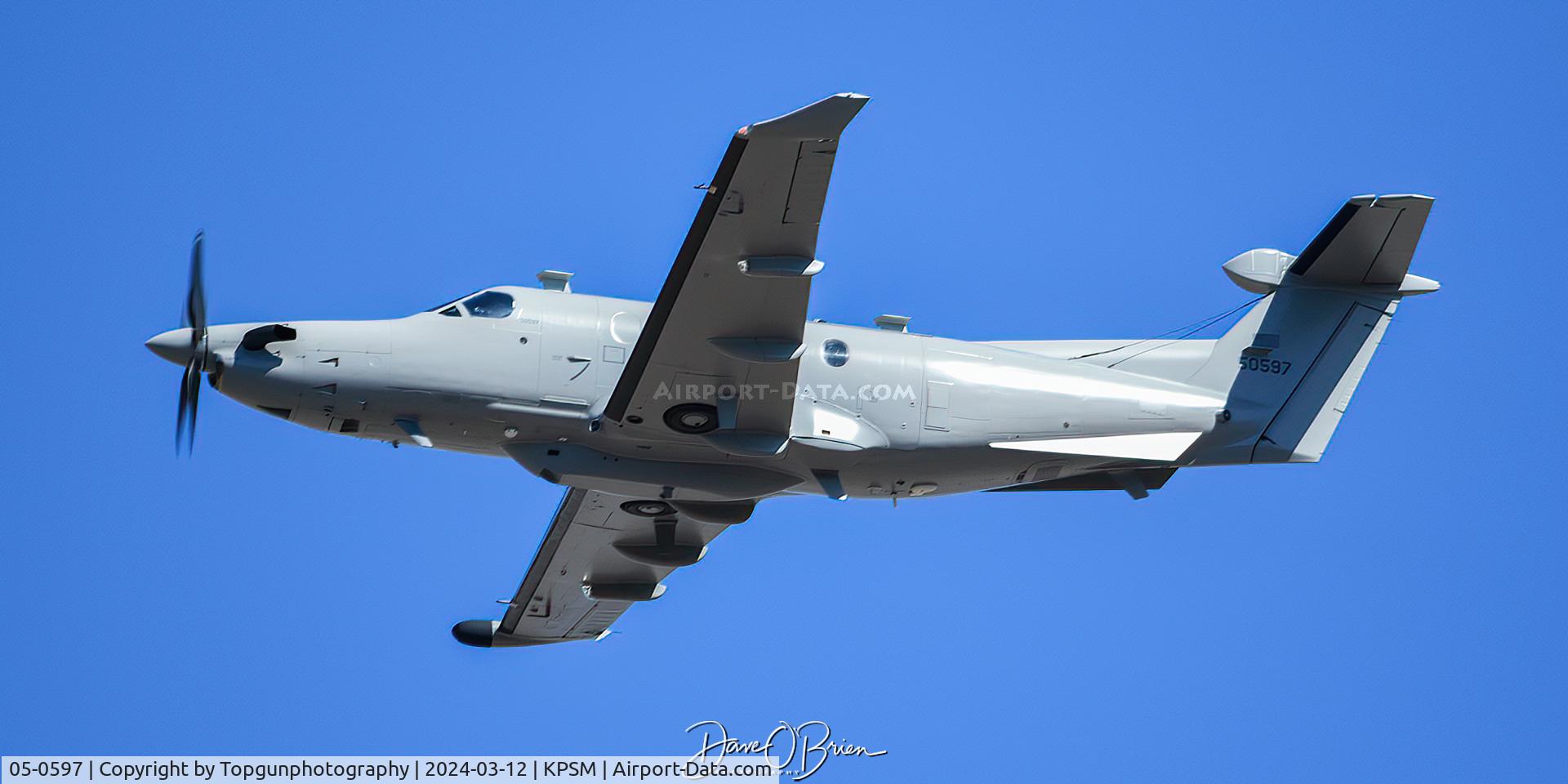 05-0597, 2004 Pilatus U-28A C/N 597, SWASH43 off of KPSM for CYYT