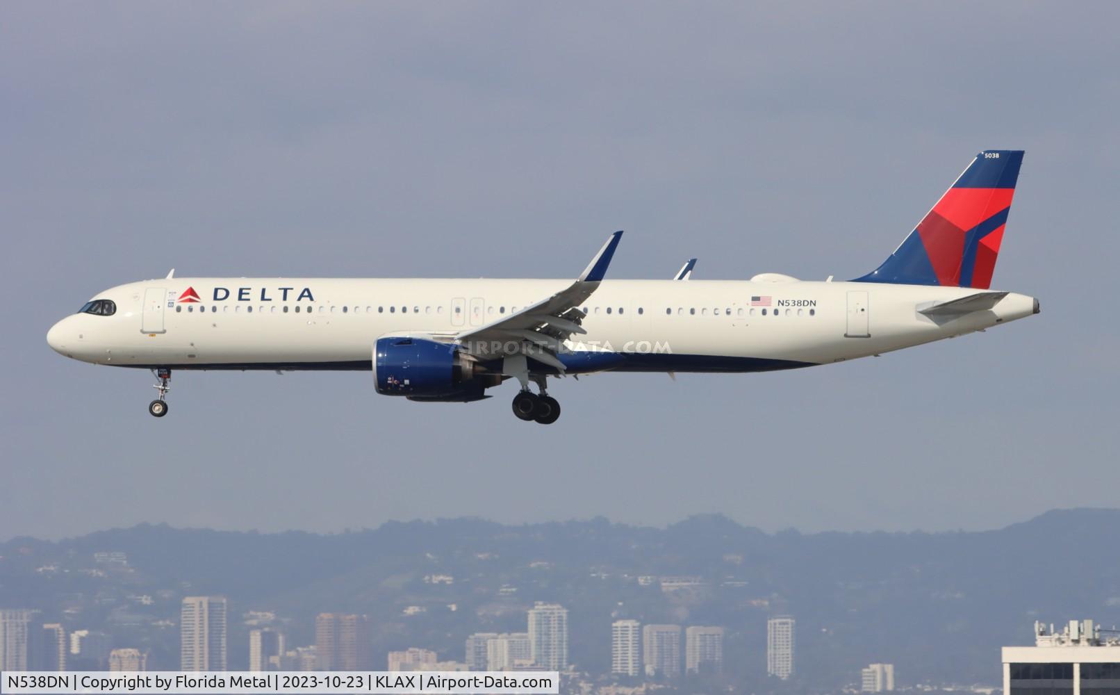 N538DN, 2023 Airbus A321-271NX C/N 11436, DAL A321N zx SEA-LAX