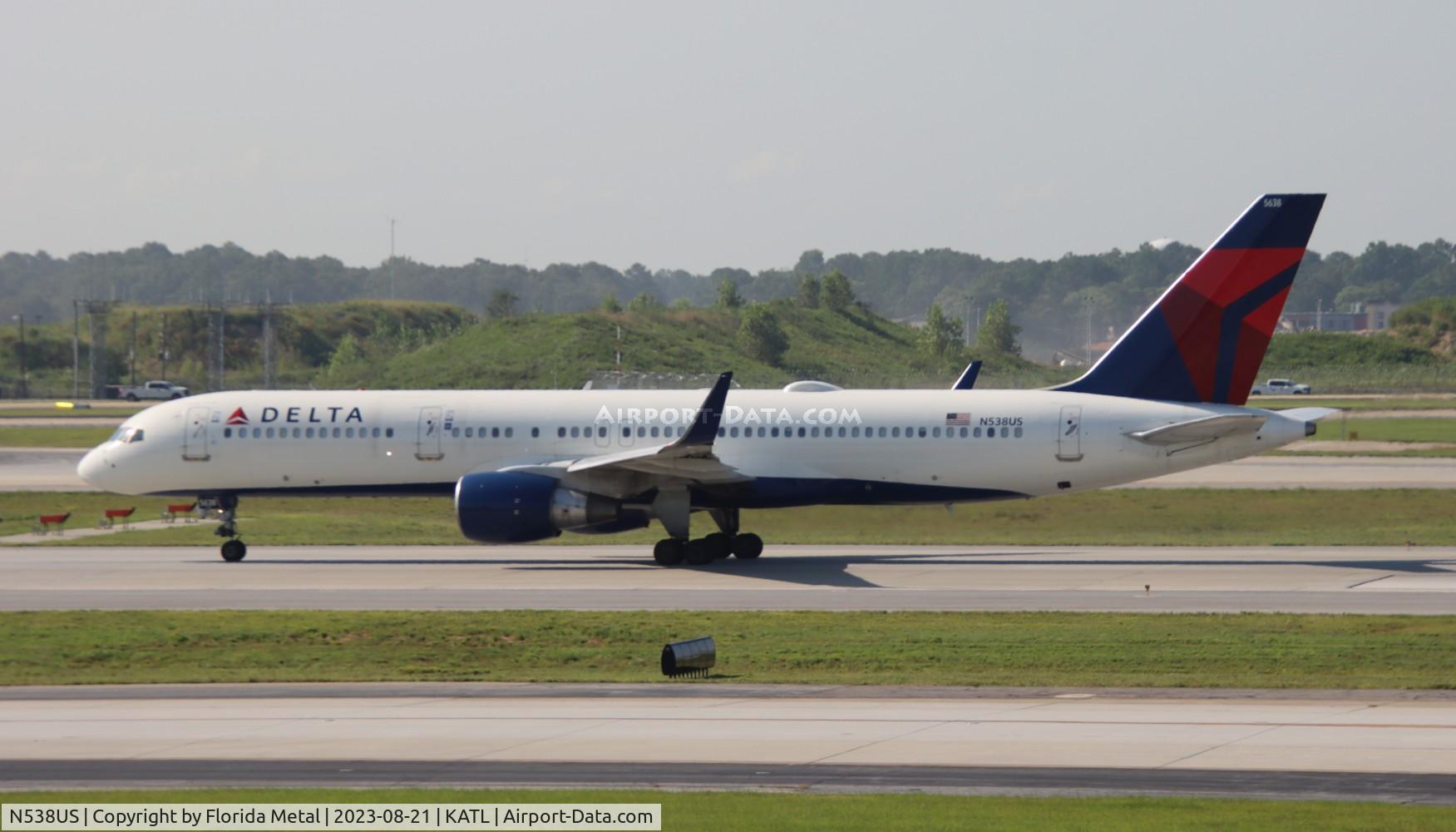 N538US, 1996 Boeing 757-251 C/N 26485, DAL 752 zx ATL-JAX