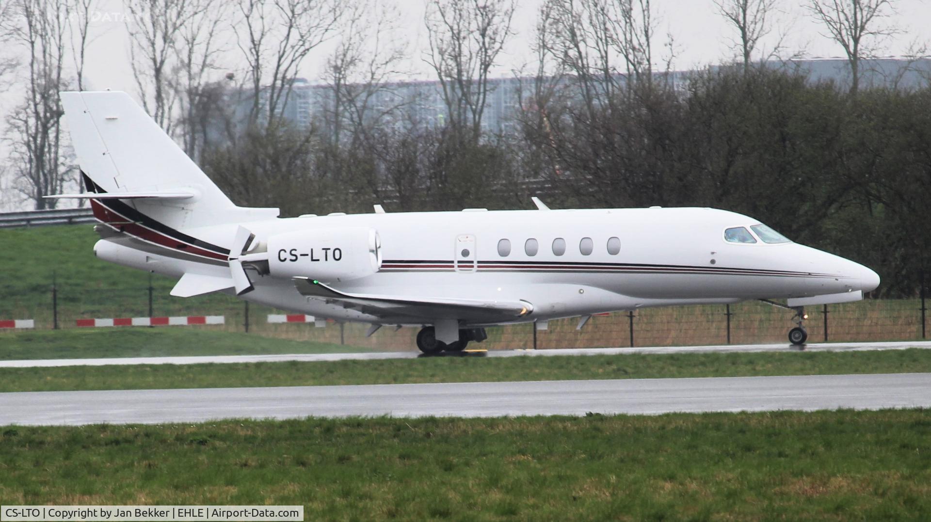 CS-LTO, Cessna 680A Citation Latitude C/N 680A-0263, Lelystad Airport in pouring rain