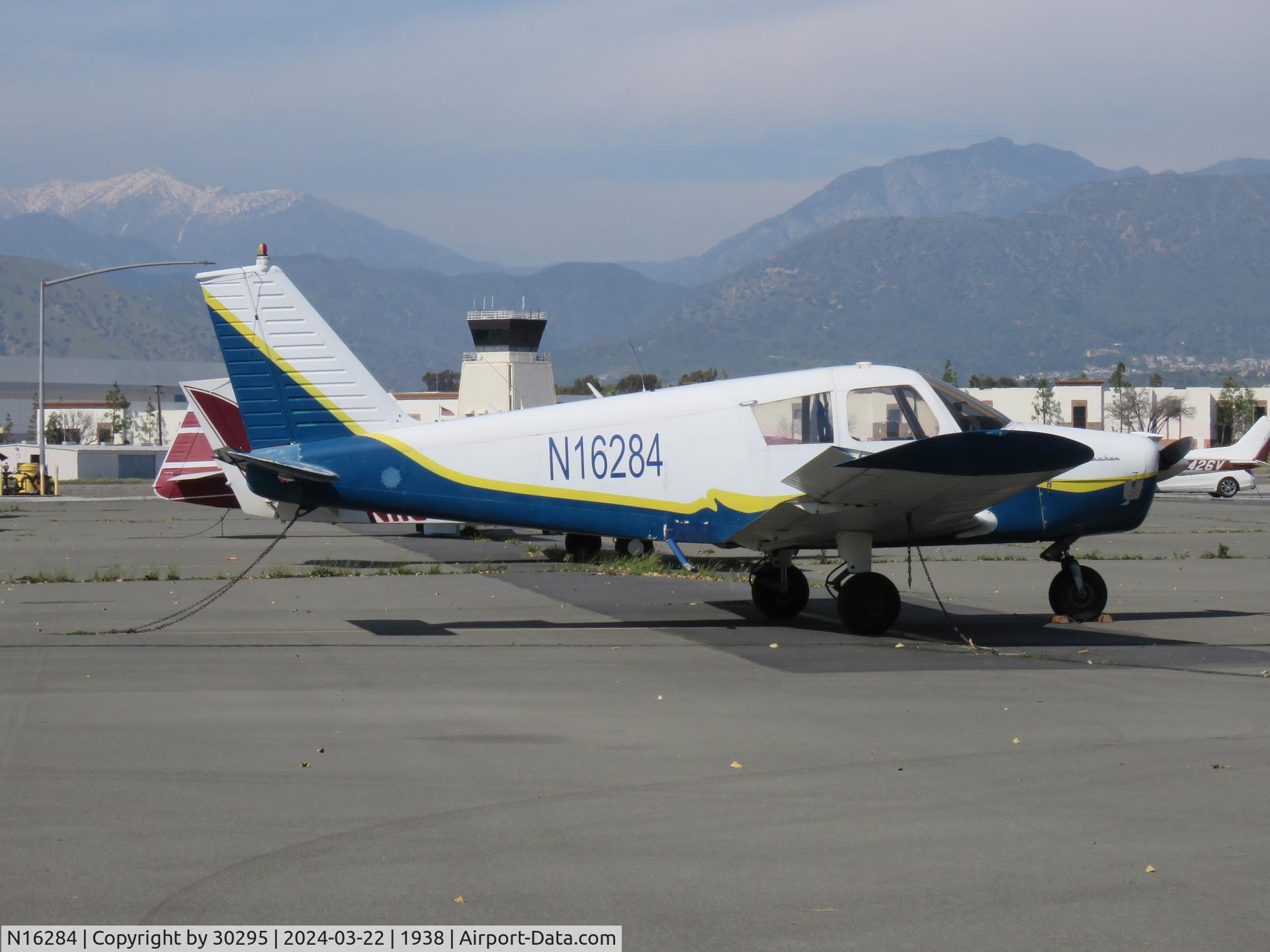 N16284, 1969 Piper PA-28-140 Cherokee C/N 28-26015, Parked