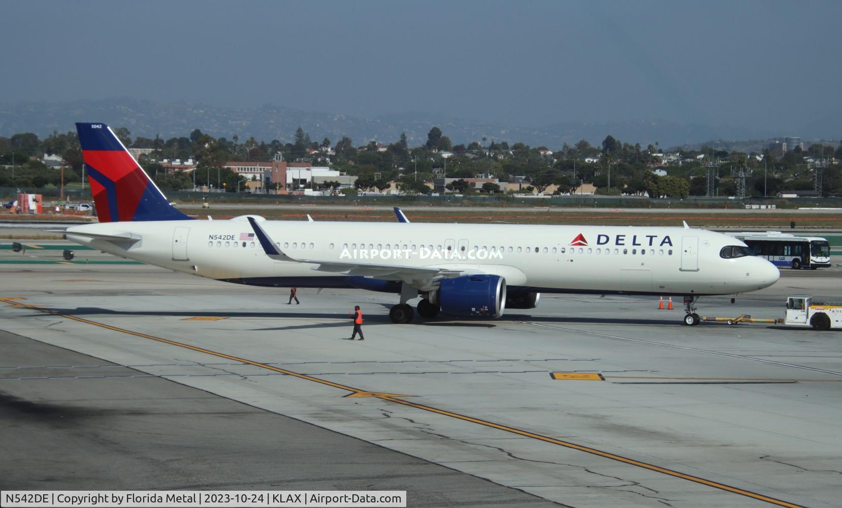 N542DE, 2023 Airbus 321-271NX C/N 11510, DAL A321N zx LAX-HNL