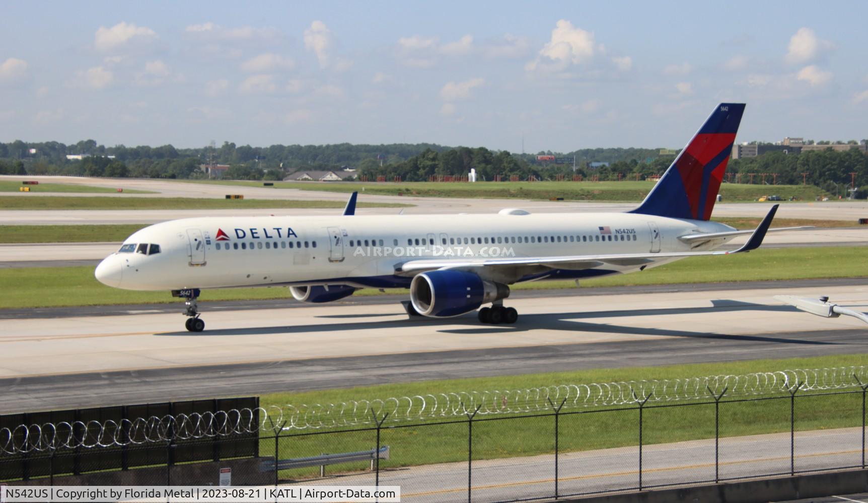 N542US, 1996 Boeing 757-251 C/N 26489, DAL 752 zx TPA-ATL