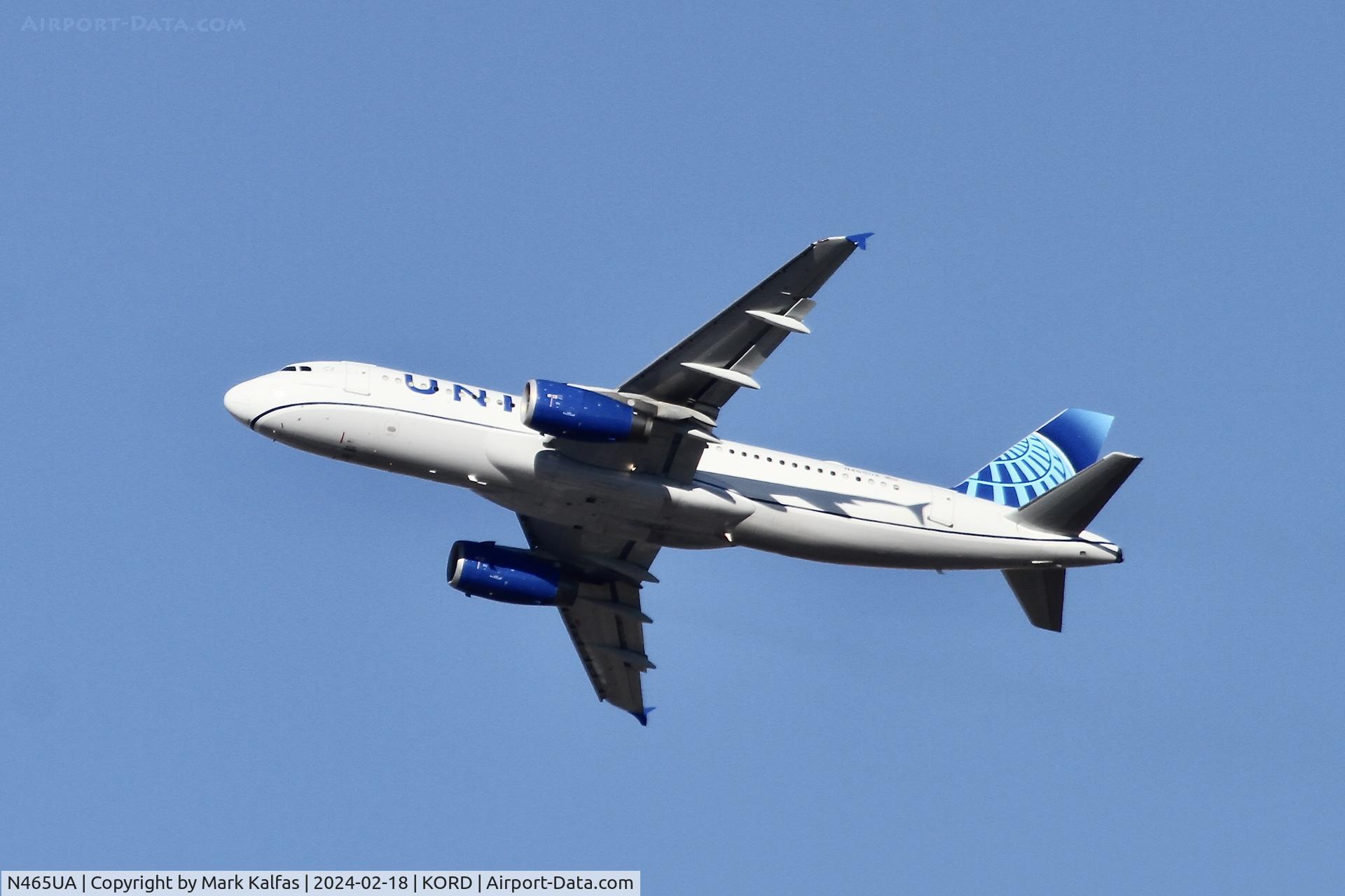 N465UA, 2000 Airbus A320-232 C/N 1341, A320 United Airlines AIRBUS A320-232 N465UA UAL378 ORD-BOS