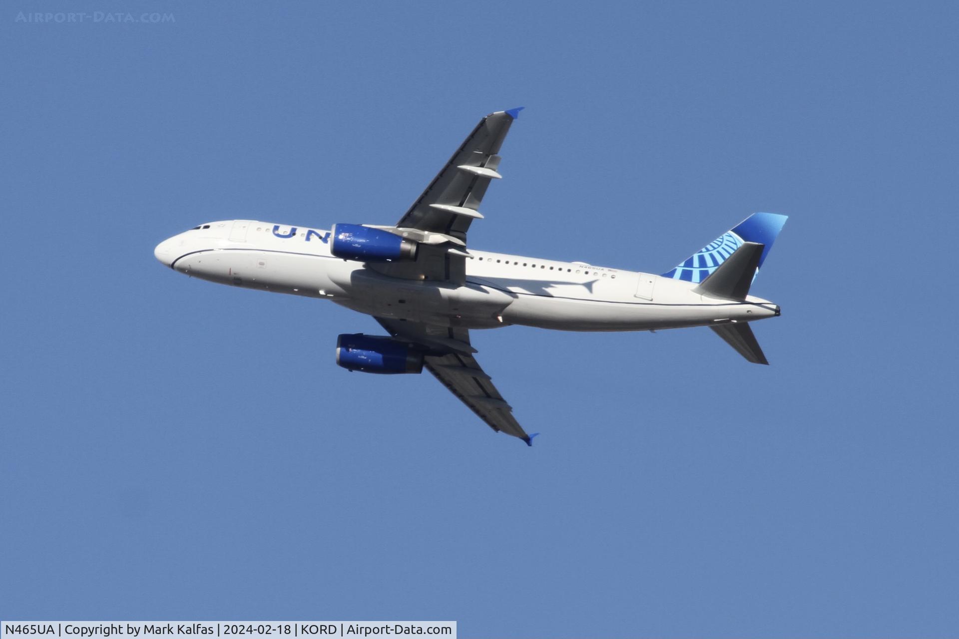 N465UA, 2000 Airbus A320-232 C/N 1341, A320 United Airlines AIRBUS A320-232 N465UA UAL378 ORD-BOS