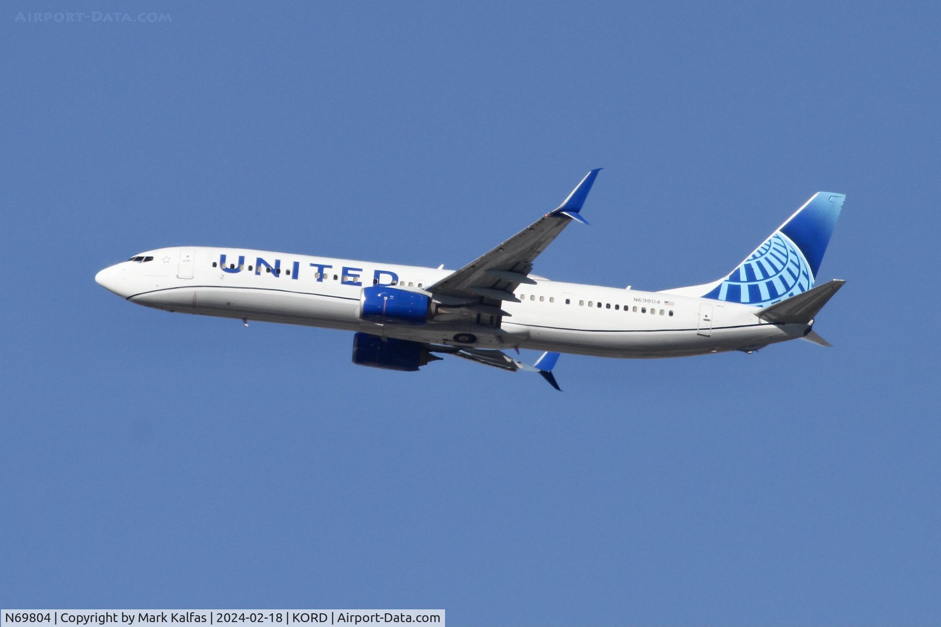 N69804, 2013 Boeing 737-924/ER C/N 42816, B739 United Airlines  BOEING 737-924ER N69804 UAL467 ORD-MSP