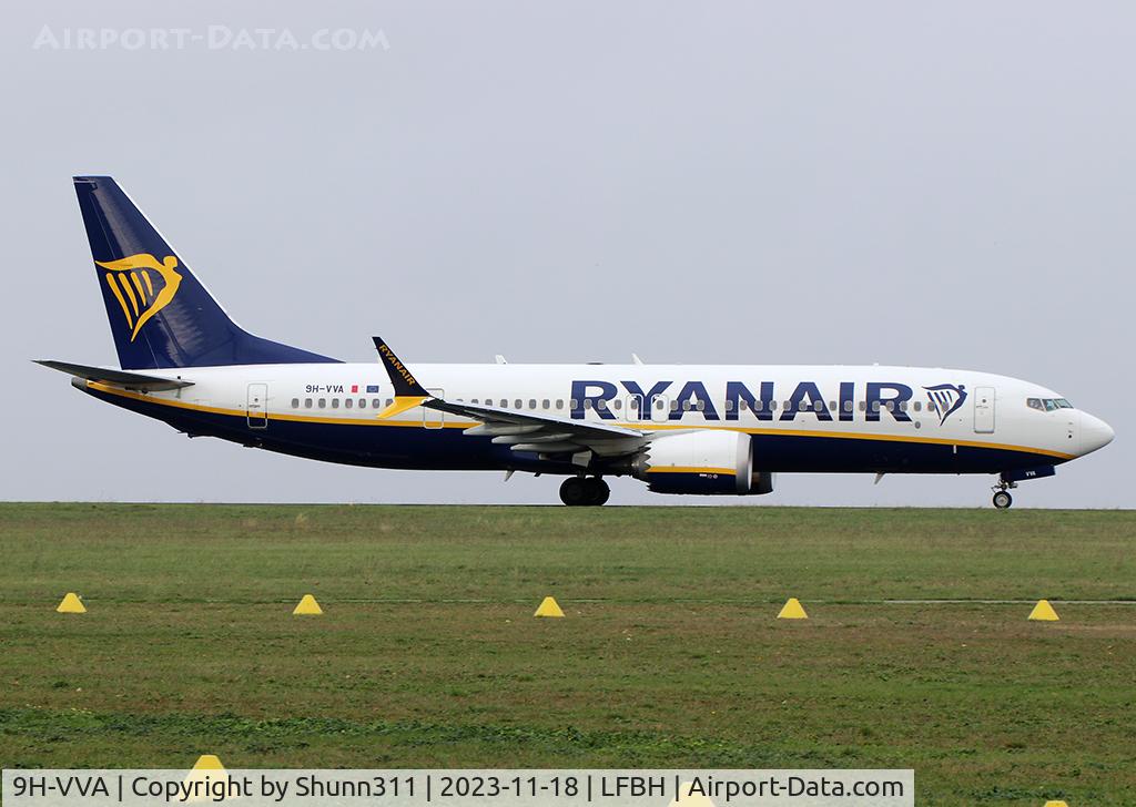 9H-VVA, 2022 Boeing 737-8-200 MAX C/N 65894, Taxiing to the Terminal after landing...