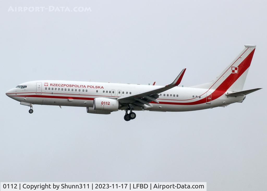 0112, 2018 Boeing 737-8TV BBJ2 C/N 63990, Landing rwy 23