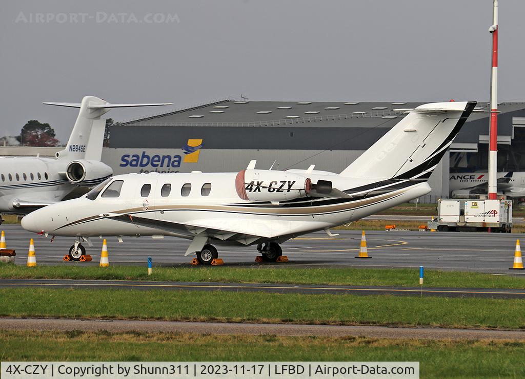 4X-CZY, 2000 Cessna 525 C/N 525-0410, Parked at the General Aviation area...